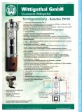 805180 Badeofen Edelstahl, mit Wärmetauscher, 100 Liter