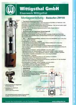 805210 Oberofen Edelstahl mit Wrmetauscher, 100 Liter